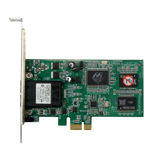 StarTech.com PCI Express (PCIe) Gigabit Ethernet Multimode SC Fiber Network Card Adapter NIC - 550m - PCIe GbE Fiber Optic