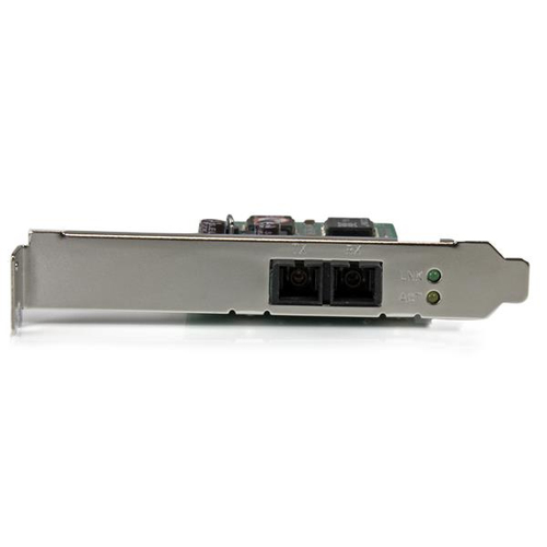 StarTech.com PCI Express (PCIe) Gigabit Ethernet Multimode SC Fiber Network Card Adapter NIC - 550m - PCIe GbE Fiber Optic