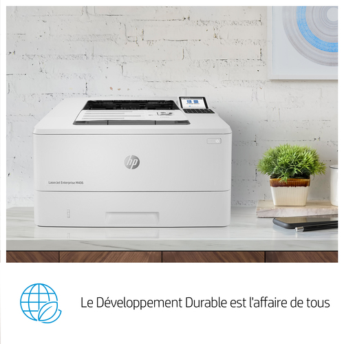 HP LaserJet Enterprise M406dn - Desktop Kabel Laserdrucker - Monochrom - 40 ppm Monodruck - 1200 x 1200 dpi Druckauflösung