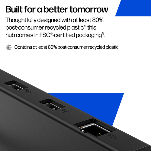 HP Portable USB-C Hub. Country of origin: Vietnam, Compatibility: USB Type-C, HP segment: Business. Windows operating syst