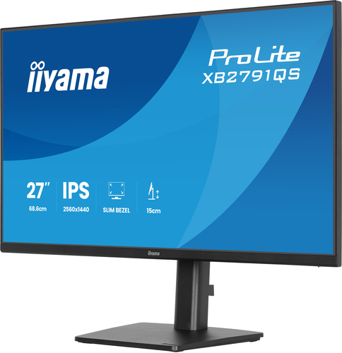 27IN IPS-PANEL 4-SIDE SLIM BEZEL 2560X1440 15CM HEIGHT ADJ.