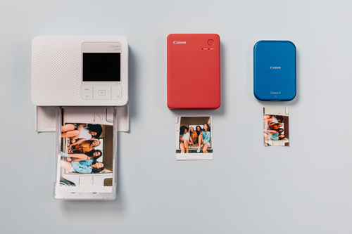 Canon SELPHY QX20 Dye-Sublimations-Drucker - Farbe - Tragbar - Dunkelgrau - 287 x 287 dpi Druckauflösung - Wireless LAN - USB