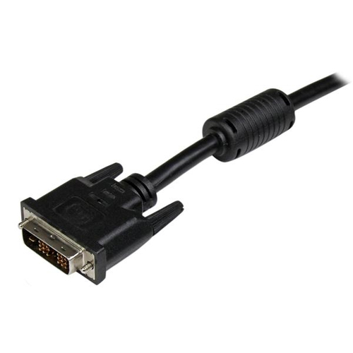 StarTech.com 3m DVI-D Single Link Cable - M/M DVI-D Monitor Cable - DVI-D 1920x1200 Cable - Video Monitor Cable M/M - Blac
