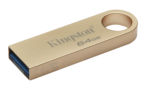 Kingston DataTraveler SE9 G3 64 GB USB 3.1 (Gen. 1) Typ A Flash-Laufwerk - Golden - 220 MB/s Read Speed - 100 MB/s Write S
