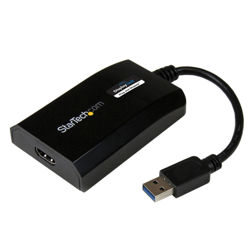 StarTech.com USB 3.0 to HDMI External Multi Monitor Video Graphics Adapter for Mac & PC â€" DisplayLink Certified USB Vide