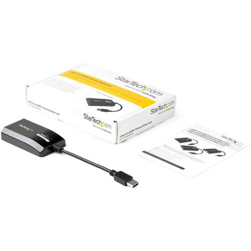 StarTech.com USB 3.0 to HDMI External Multi Monitor Video Graphics Adapter for Mac & PC â€" DisplayLink Certified USB Vide