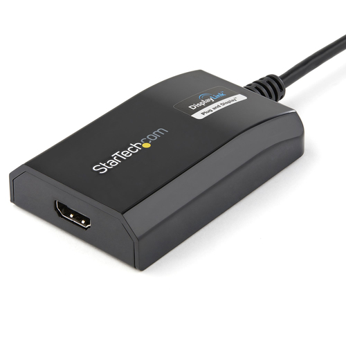 StarTech.com USB 3.0 to HDMI External Multi Monitor Video Graphics Adapter for Mac & PC â€" DisplayLink Certified USB Vide