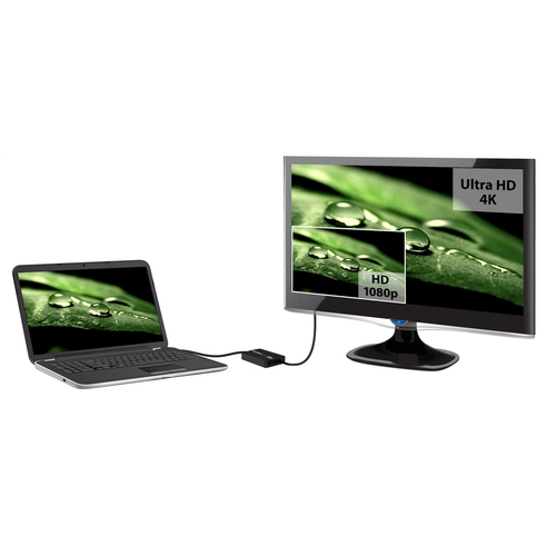 StarTech.com USB 3.0 to 4K HDMI External Multi Monitor Graphics Adapter â€" DisplayLink Certified â€" USB 3.0 Video Card â