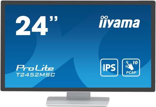 iiyama ProLite T2452MSC-W1 24 Zoll Klasse LCD-Touchscreen-Monitor - 16:9 Format - 14 ms Reaktionszeit - 60,5 cm (23,8 Zoll