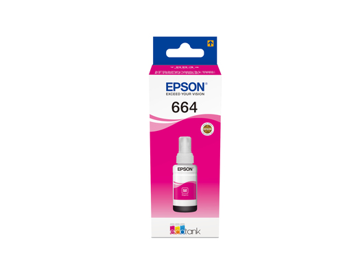 Epson T6643 Ink Refill Kit - Magenta - Inkjet - 70 mL