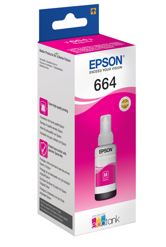 Epson T6643 Ink Refill Kit - Magenta - Inkjet - 70 mL