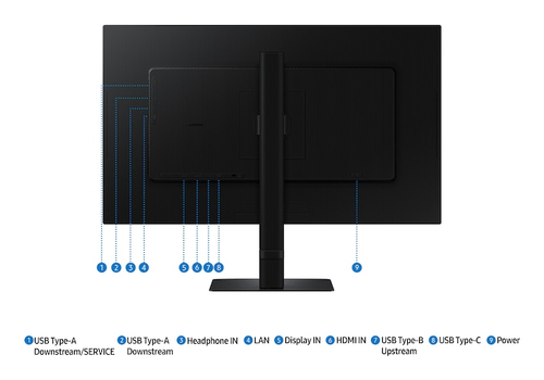 Samsung ViewFinity S27D804UEU 27" Class 4K UHD LED Monitor - 16:9 - 68.6 cm (27") Viewable - In-plane Switching (IPS) Tech