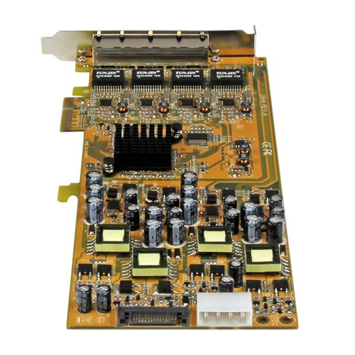 StarTech.com Gigabit Ethernet Card for Computer - 10/100/1000Base-T - Plug-in Card - PCI Express x4 - 4 Port(s) - 4 - Twis