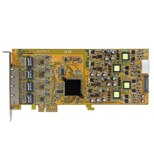 StarTech.com Gigabit Ethernet Card for Computer - 10/100/1000Base-T - Plug-in Card - PCI Express x4 - 4 Port(s) - 4 - Twis