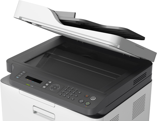 HP 179fnw Wireless Laser Multifunction Printer - Colour - Copier/Fax/Printer/Scanner - 19 ppm Mono/4 ppm Color Print - 600