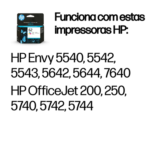 INK CARTRIDGE NO 62 C/M/Y IT / ES