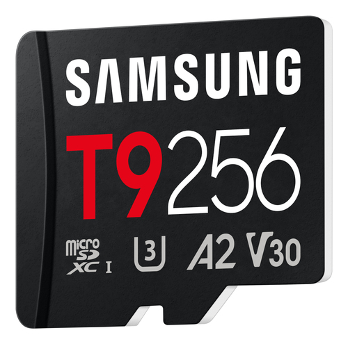 Carte microSDXC Samsung MB-MH256T - 256 Go - Classe 10/UHS-I (U3) - V30 - 200 Mo/s en Lecture - 130 Mo/sSpaceen Écriture