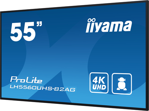 LCD Ecrans à affichages dynamiques iiyama ProLite LH5560UHS-B2AG 1386,84 mm - 24 Heures/7 Jours Operation - Vertical Align