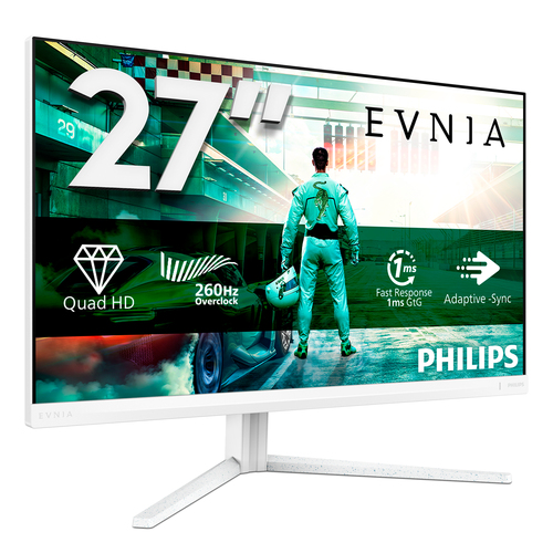 Monitor LED da gioco Evnia 27M2N3501PA 685,8 mm (27") Classe WQHD - 16:9 - Bianco - 68,6 cm (27") Viewable - IPS veloce - 