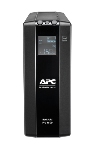 Schneider Electric Back-UPS Pro BR1600MI Line-interactive UPS - 1.60 kVA/960 W - Tower - AVR - 16 Hour Recharge - 2.60 Min