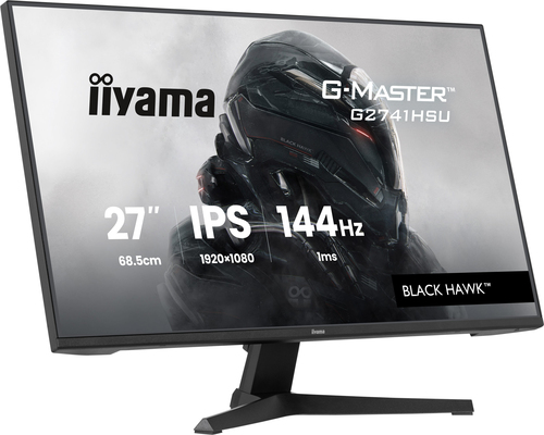 Moniteur de jeu LCD iiyama G-MASTER Black Hawk G2741HSU-B1 27" Classe Full HD - 16:9 - Noir mat - 68,6 cm (27") Viewable -