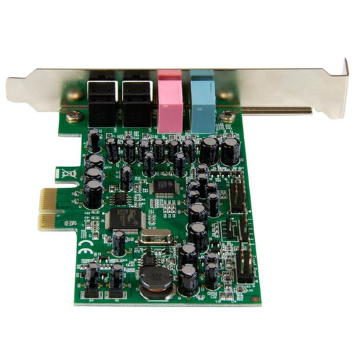 StarTech.com 7.1 Channel Sound Card - PCI Express - 24-bit - 192KHz - SPDIF Digital Optical and 3.5mm Analog Audio - C-Med