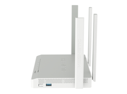 Keenetic Hopper AX1800 Mesh Wi-Fi 6 Router with a 4-Port Gigabit Smart Switch and USB 3.0 Port. WAN connection type: RJ-45