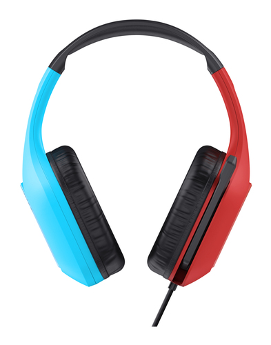 Trust Gaming Zirox 416S Kabel Kopfbügel, Über das Ohr Stereo Gaming Headset - Mehrfärbig, Blau, Rot, Schwarz, Türkis - Bin