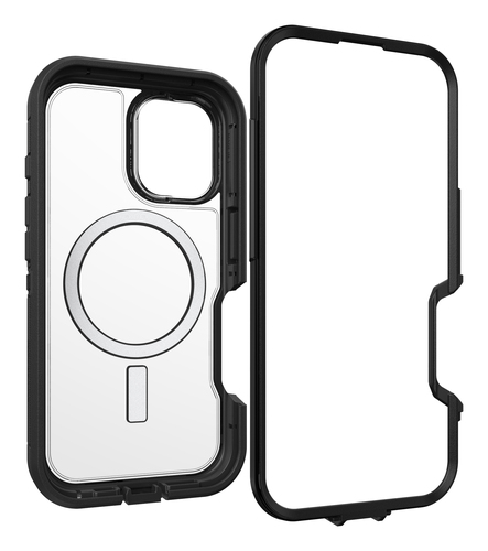 OtterBox Defender XT Clear. Case type: Cover, Markenkompatibilität: Apple, Kompatibilität: iPhone 16, Maximale Bildschirmg