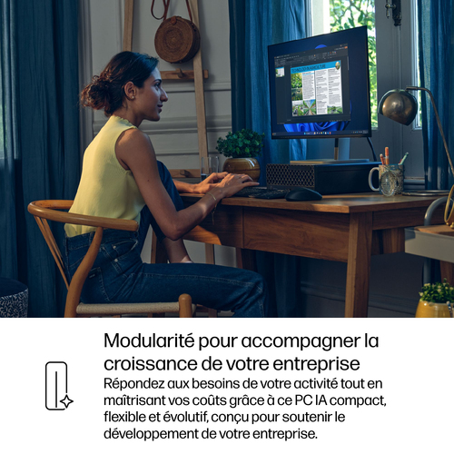 HP ProDesk 4 SFF G1i Desktop AI PC Wolf Pro Security Edition. Processor family: Intel Core Ultra 7, Processor model: 265. 