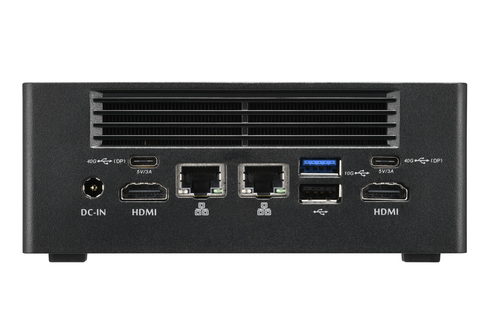 Shuttle Nano PC NT10H5, Intel Core Ultra 5 125H, Intel Arc graphics, 2xHDMI, 2xUSB 4.0 (DP), 2x2.5Gbit LAN, incl. VESA 24/