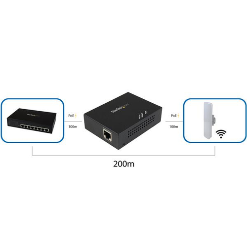 StarTech.com Network Extender - TAA Compliant - Black