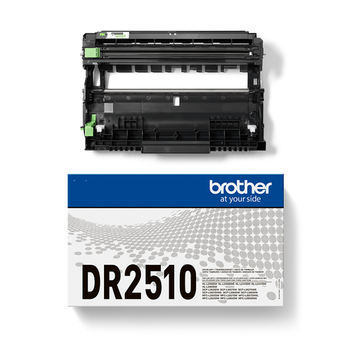 Brother Bildtrommel DR-2510 für Drucker Laser - Original - Schwarz - 15.000 Seiten - 3