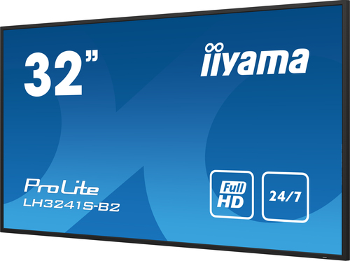 LCD Ecrans à affichages dynamiques iiyama ProLite LH3241S-B2 812,80 mm - 24 Heures/7 Jours Operation - Tecnologie IPA (In-