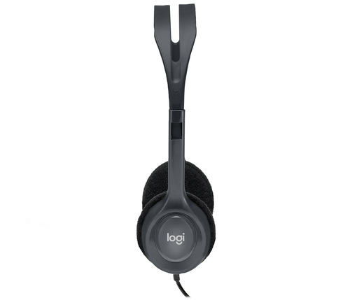 Logitech H111 Kabel Kopfbügel Stereo Headset - Schwarz - Binaural - Ohraufliegend - 20 Hz bis 20 kHz Frequenzgang - 180 cm