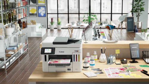 Stampante multifunzione a getto di inchiostro Canon MAXIFY GX7150 Con filo e senza fili MegaTank - Colore - Fotocopiatrice