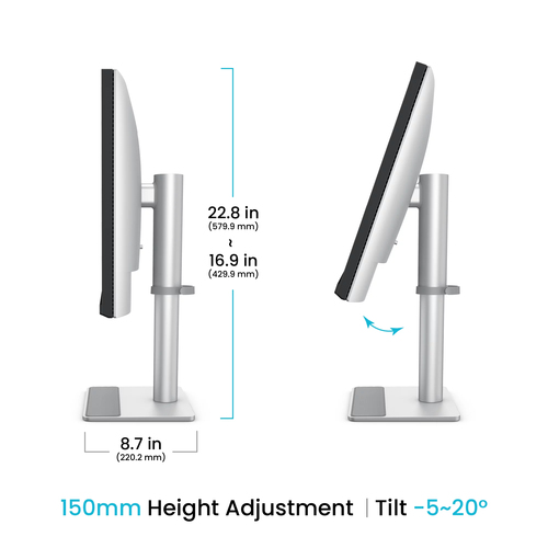 BenQ MA270S. Bildschirmdiagonale: 68,6 cm (27"), Display-Auflösung: 5120 x 2880 Pixel, HD-Typ: 5K Ultra HD, Bildschirmtech