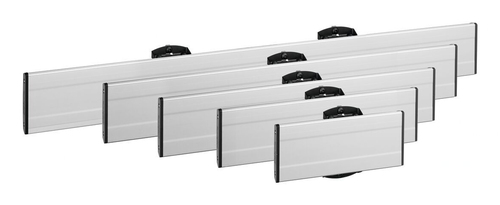 Vogel's PFB 3407. Höchstgewichtskapazität: 80 kg, Produktfarbe: Silber, Zertifizierung: TÜV. Breite: 715 mm, Tiefe: 35 mm,