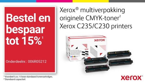 Xerox C235 A4 22ppm Wireless Copy/Print/Scan/Fax PS3 PCL5e/6 ADF 2 Trays Total 251 Sheets. Print technology: Laser, Printi