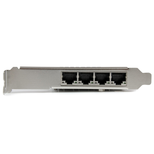 StarTech.com Gigabit Ethernet Card for Computer - 10/100/1000Base-T - Plug-in Card - PCI Express x4 - 4 Port(s) - 4 - Twis