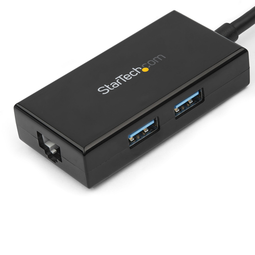 StarTech.com Gigabit Ethernet Adapter for PC - 10/100/1000Base-T - Desktop - USB 3.0 - 3 Port(s) - 1 - Twisted Pair