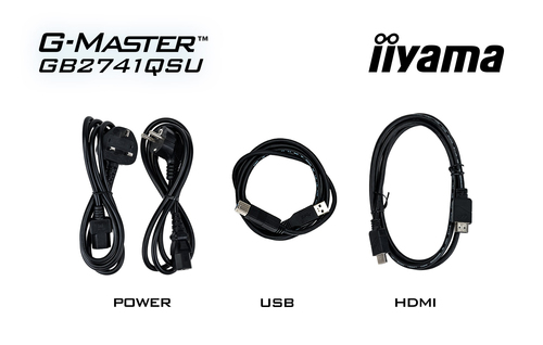Moniteur de jeu LCD iiyama G-MASTER Black Hawk GB2741QSU-B1 27" Classe WQHD - 16:9 - Noir mat - 68,6 cm (27") Viewable - T