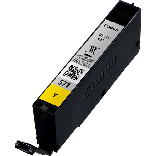 Canon CLI-571Y Original Jato de tinta Tinteiro - Amarelo - 1 / Pack - Jato de tinta - 1 / Pack