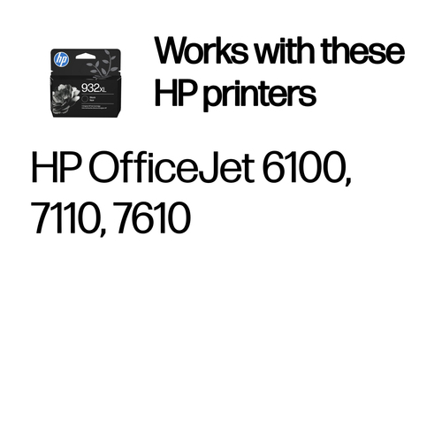 INK CARTRIDGE NO 932 XL BLACK DE/FR/NL/BE/UK/SE/IT