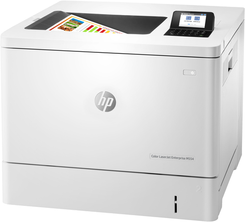 HP LaserJet Enterprise M554dn - Desktop Laserdrucker - Farbe - 35 ppm Monodruck/35 ppm Farbdruckgeschwindigkeit - 1200 x 1