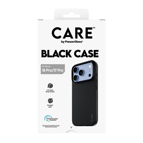 PANZERGLASS CARE CASE TPU IPHONE 17 PRO/18 PRO BLACK