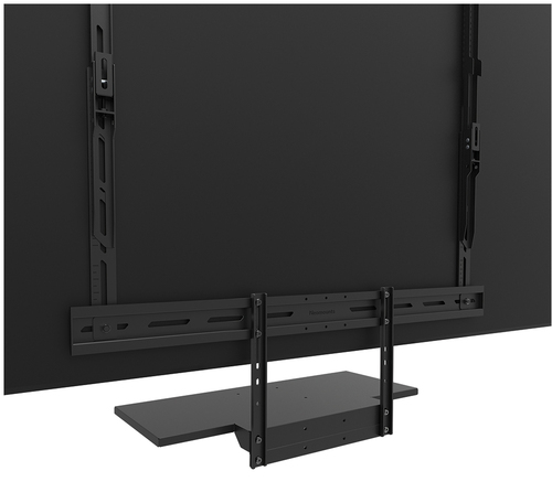 Neomounts Mounting Shelf for Keyboard, Mouse - Black - Height Adjustable - 43"" (109.22 cm) to 110"" (279.40 cm) Screen Su