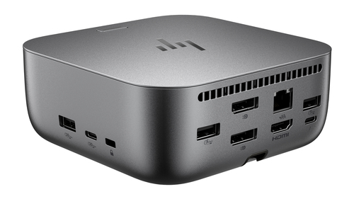HP Thunderbolt 4 100 W G6 Dockingstation. Übertragungstechnik: Kabelgebunden, Hostschnittstelle: Thunderbolt 4, USB-Stromv