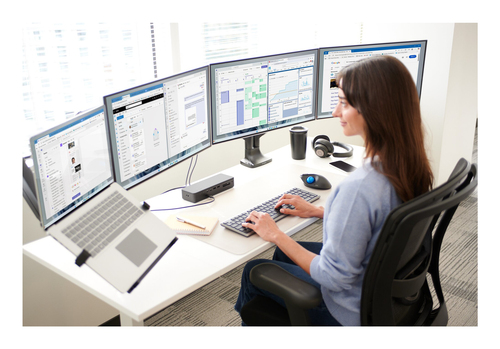 Kensington KB535 Keyboard - Full-size - Wireless Connectivity - USB Type A Interface - English (UK) - Space Gray - Scissor