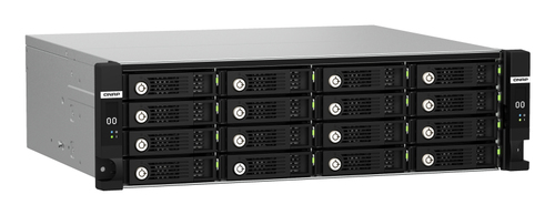 QNAP TL-R1620SDC Laufwerksgehäuse 12Gb/s SAS, SATA/600 - Mini-SAS HD Host Interface - 3U Rackmount - Hot-Swapping-fähige E
